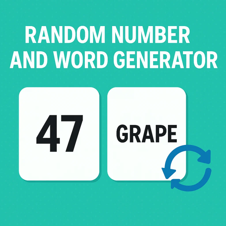 Random Number and Word Generator
